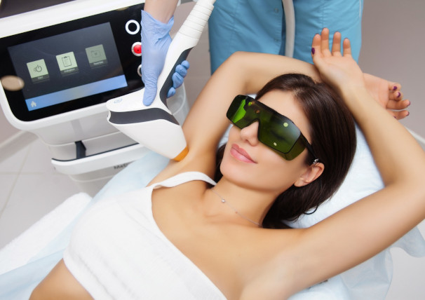 Symbolbild Laserhaarentfernung